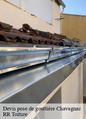 Devis pose de gouttière chavagnac-15300 RR Toiture