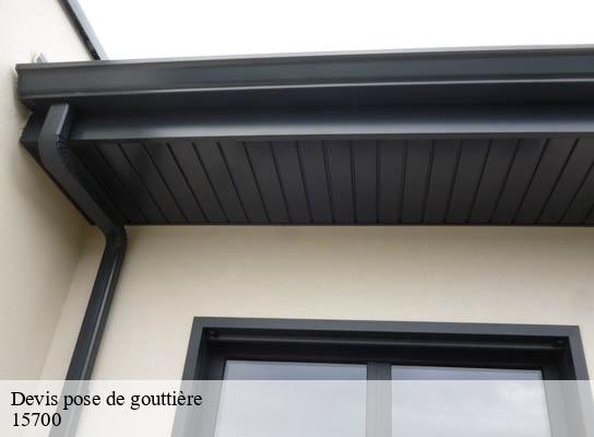 Devis pose de gouttière drignac-15700 RR Toiture