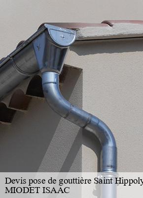 Devis pose de gouttière  saint-hippolyte-15400 MIODET ISAAC