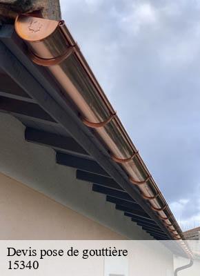 Devis pose de gouttière senezergues-15340 RR Toiture
