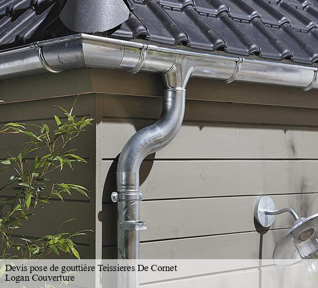 Devis pose de gouttière teissieres-de-cornet-15250 Logan Couverture