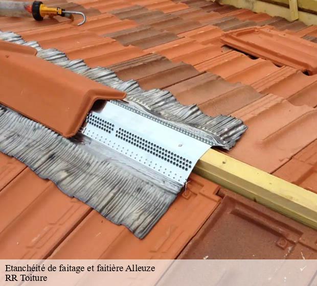 Etanchéité de faitage et faitière alleuze-15100 RR Toiture
