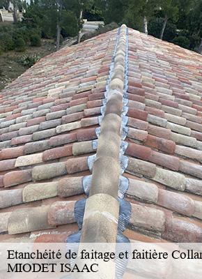 Etanchéité de faitage et faitière  collandres-15400 MIODET ISAAC
