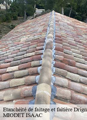 Etanchéité de faitage et faitière  drignac-15700 MIODET ISAAC