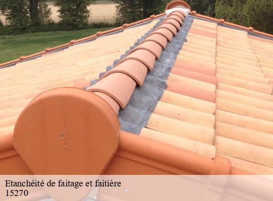 Etanchéité de faitage et faitière lanobre-15270 RR Toiture