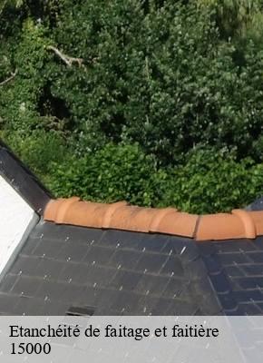 Etanchéité de faitage et faitière  naucelles-15000 SAS maison Peringale