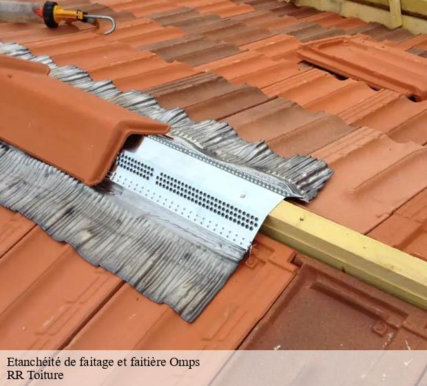Etanchéité de faitage et faitière omps-15290 RR Toiture