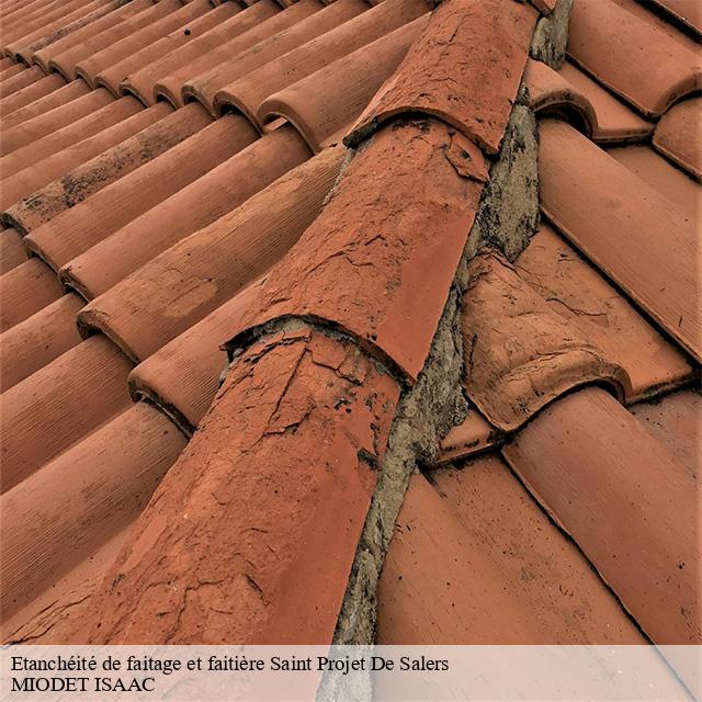 Etanchéité de faitage et faitière  saint-projet-de-salers-15140 MIODET ISAAC
