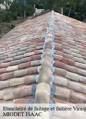 Etanchéité de faitage et faitière  virargues-15300 MIODET ISAAC