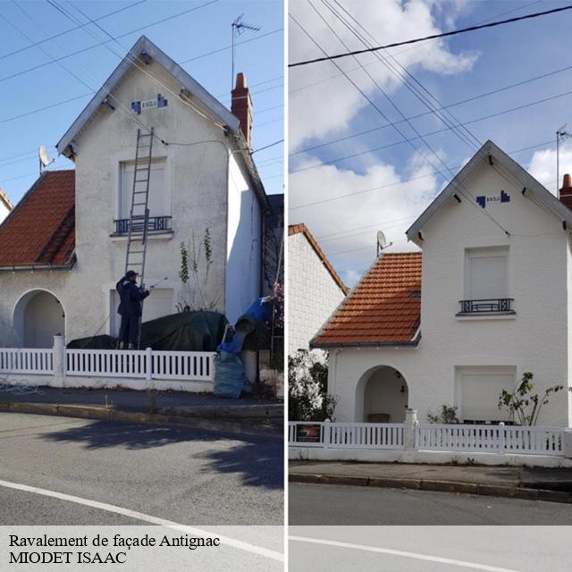 Ravalement de façade  antignac-15240 MIODET ISAAC
