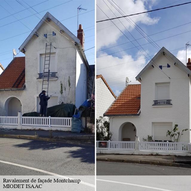 Ravalement de façade  montchamp-15100 MIODET ISAAC