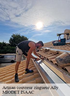 Artisan couvreur zingueur  ally-15700 MIODET ISAAC