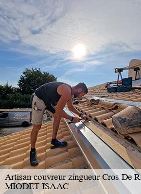 Artisan couvreur zingueur  cros-de-ronesque-15130 MIODET ISAAC
