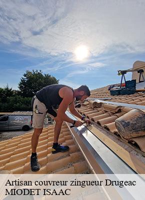 Artisan couvreur zingueur  drugeac-15140 MIODET ISAAC