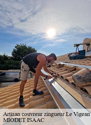 Artisan couvreur zingueur  le-vigean-15200 MIODET ISAAC