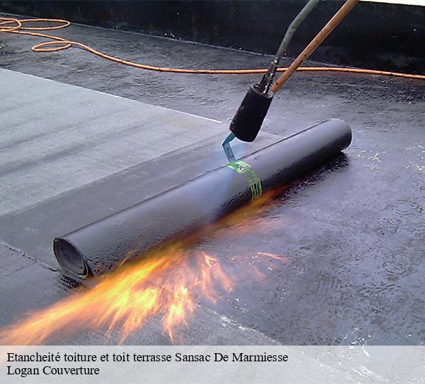 Etancheité toiture et toit terrasse sansac-de-marmiesse-15130 Logan Couverture