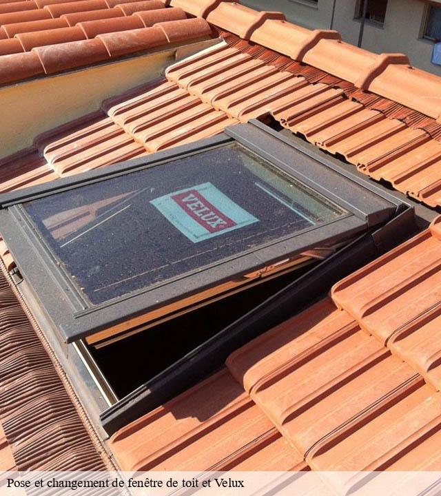 Pose et changement de fenêtre de toit et Velux cheylade-15400 RR Toiture
